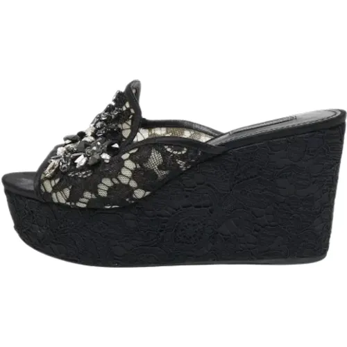 Pre-owned Spitze sandals , Damen, Größe: 39 EU - Dolce & Gabbana Pre-owned - Modalova