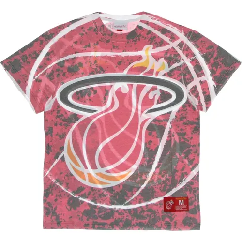 Miami Heat NBA Tee Hardwood Classics , Herren, Größe: XL - Mitchell & Ness - Modalova