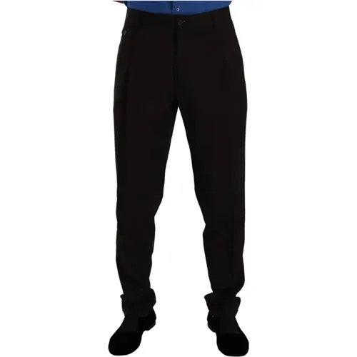 Slim-fit Hosen , Herren, Größe: 2XL - Dolce & Gabbana - Modalova