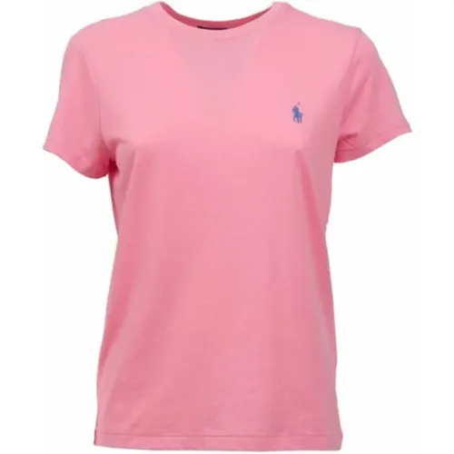 Kurzarm T-shirt , Damen, Größe: L - Polo Ralph Lauren - Modalova