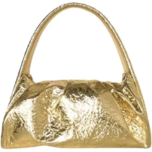 Pineapple Gold Shoulder Bag , female, Sizes: ONE SIZE - THEMOIRè - Modalova
