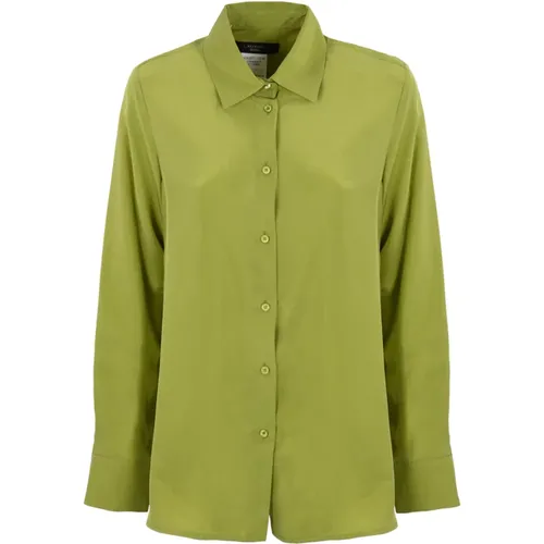 Seidenbluse Langarm Lila - Max Mara Weekend - Modalova