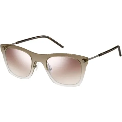 Stylish Sunglasses with Brown Mirrored Lenses , unisex, Sizes: 49 MM - Marc Jacobs - Modalova