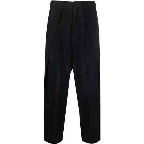 Cupro Trousers with Cotton Lining , male, Sizes: XL, M - Balmain - Modalova