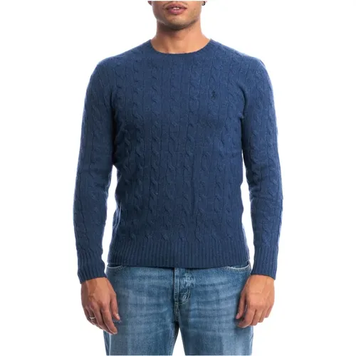 Luxuriöser Cashmere Crewneck Sweater , Herren, Größe: S - Polo Ralph Lauren - Modalova
