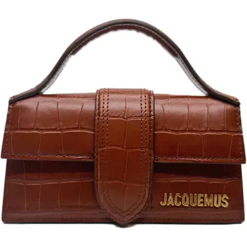 Krokodilleder Mini Schultertasche - Braun - Jacquemus - Modalova