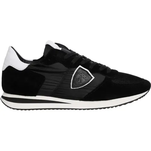 Schwarze Trpx Low Top Sneakers , Herren, Größe: 41 EU - Philippe Model - Modalova