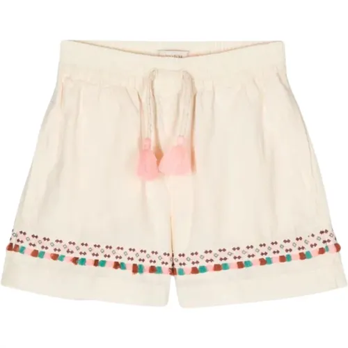 Sand Kinder Shorts mit Multicolor-Stickerei - Scotch & Soda - Modalova