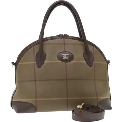 Pre-owned Canvas handbags , female, Sizes: ONE SIZE - Burberry Vintage - Modalova