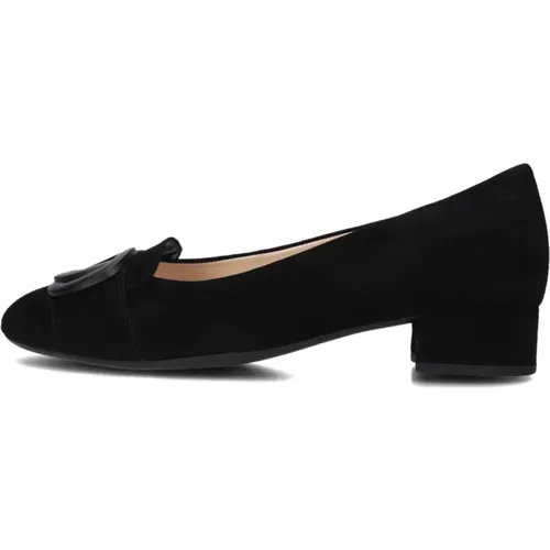 Schwarze Wildleder Pumps 323.1 , Damen, Größe: 40 EU - Gabor - Modalova