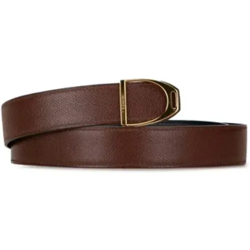 Pre-owned Leather belts , female, Sizes: ONE SIZE - Hermès Vintage - Modalova