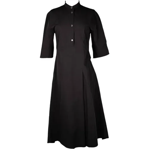 Cotton Half Placket Dress , female, Sizes: XS, M - Studio Nicholson - Modalova