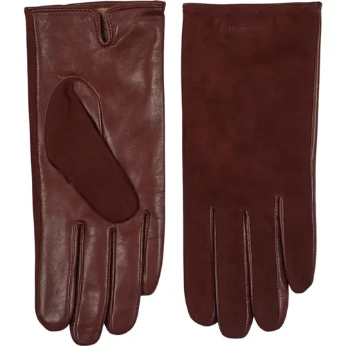 Hochwertige Damen Lederhandschuhe Braun , Herren, Größe: 8 1/2 IN - Howard London - Modalova