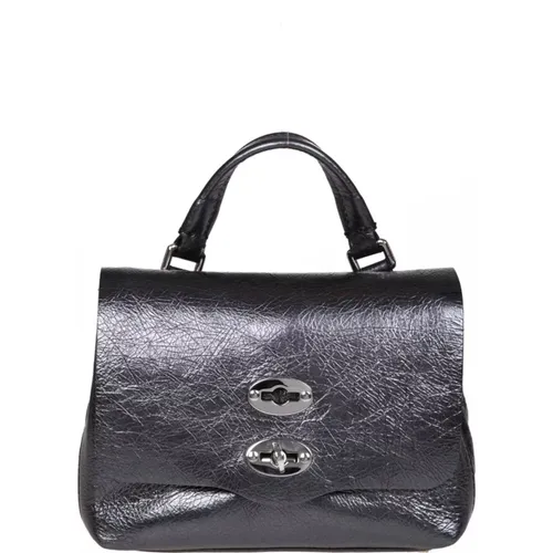 Leather Postina Cortina Baby Bag , female, Sizes: ONE SIZE - Zanellato - Modalova