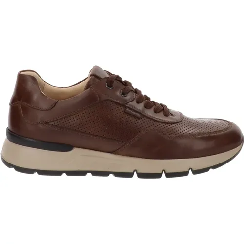 Leather Lace-Up Sneakers , male, Sizes: 7 UK, 6 UK, 10 UK - Nerogiardini - Modalova