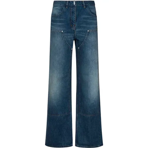 Delavé Oversized Jeans with Carpenter Pockets , female, Sizes: W27 - Givenchy - Modalova