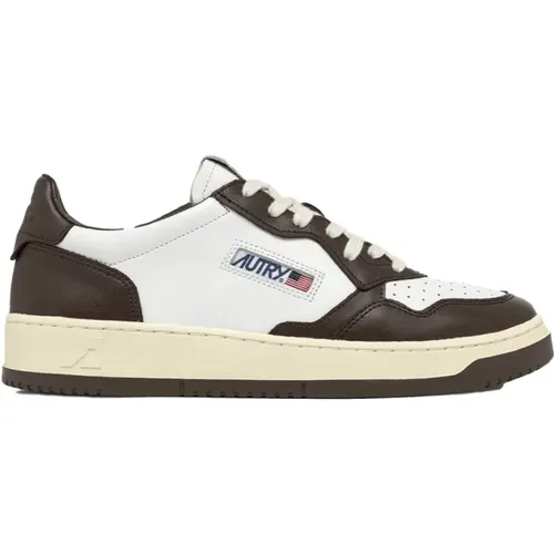 Leather Medalist Sneakers White/ , male, Sizes: 8 UK, 12 UK, 10 UK, 11 UK, 7 UK - Autry - Modalova