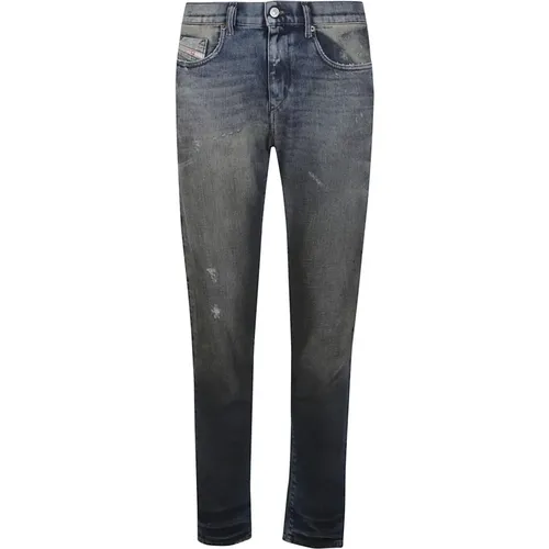 Blaue D-Strukt Jeans , Herren, Größe: W32 - Diesel - Modalova