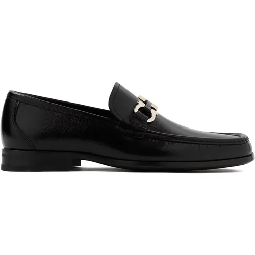 Luxuriöse Kalbsleder Loafers , Herren, Größe: 39 EU - Salvatore Ferragamo - Modalova