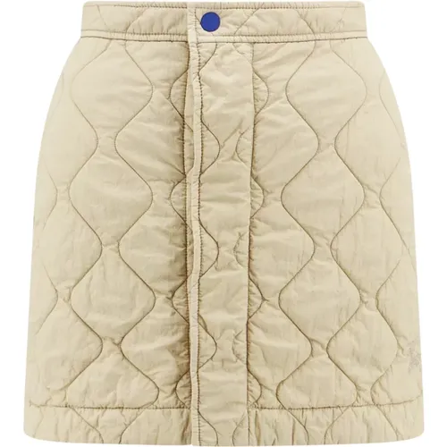Skirt with Snap Button Closure , female, Sizes: 2XS, 3XS - Burberry - Modalova