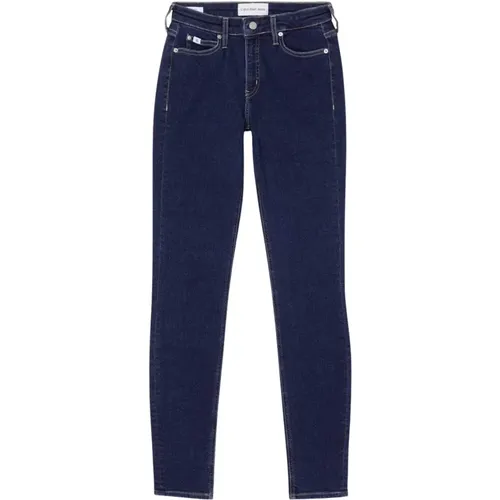 Trousers , female, Sizes: W25, W28 - Calvin Klein Jeans - Modalova