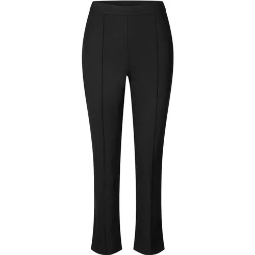 Slim-Fit Zigarettenbein Hose Schwarz - Mads Nørgaard - Modalova