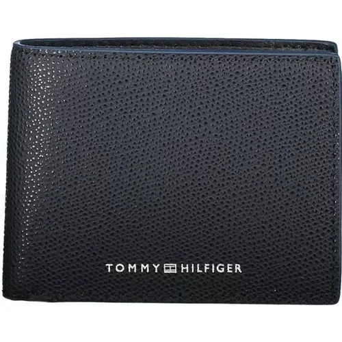 Elegant Leather Wallet with Two Compartments , male, Sizes: ONE SIZE - Tommy Hilfiger - Modalova