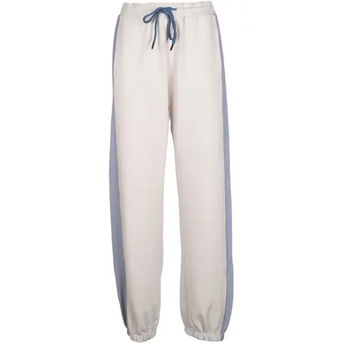 Blue Markus Sweatpants Elastic Cotton , female, Sizes: XL - Max Mara - Modalova