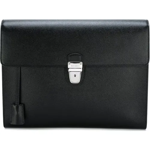Laptop Bag and Case , male, Sizes: ONE SIZE - Dolce & Gabbana - Modalova