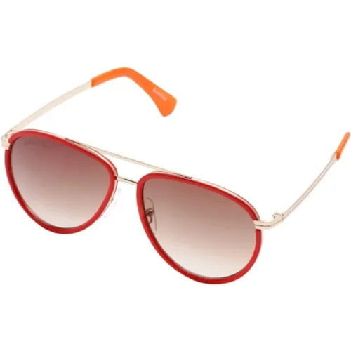 Rote Metall Damen Sonnenbrille - Lancaster - Modalova