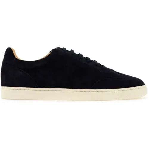 Suede Sneakers with Laminated Details , male, Sizes: 6 UK, 11 UK - BRUNELLO CUCINELLI - Modalova