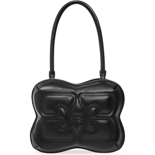 ‘Butterfly’ shoulder bag , female, Sizes: ONE SIZE - Ganni - Modalova