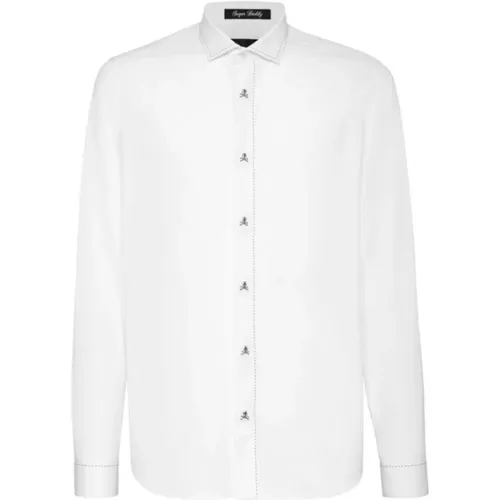 Skull Formal Shirt , male, Sizes: 3XL, L, 4XL, S, M - Philipp Plein - Modalova