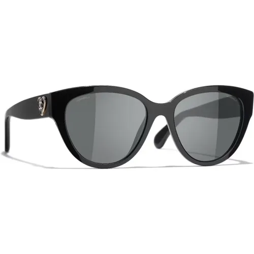 Stylish Sunglasses with Acetate Frame and Lenses , female, Sizes: 56 MM - Chanel - Modalova