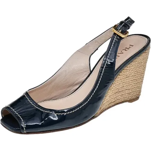 Pre-owned Leather sandals , female, Sizes: 3 UK - Prada Vintage - Modalova