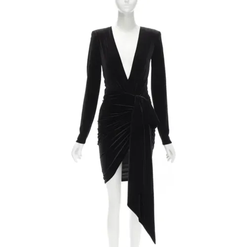 Pre-owned Velvet dresses , female, Sizes: XS - Alexandre Vauthier Pre-owned - Modalova