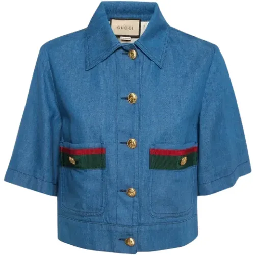 Pre-owned Denim outerwear - Gucci Vintage - Modalova