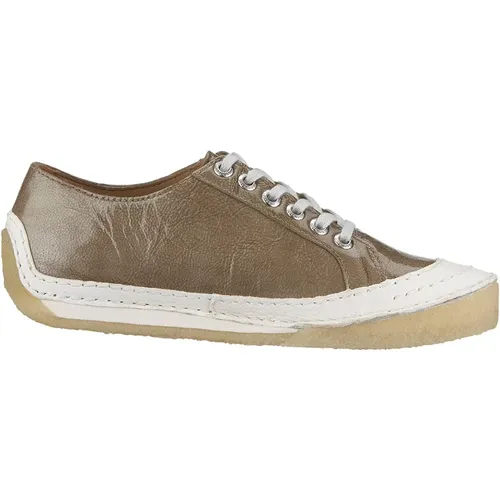 Metallic Leder Street Chic Sneaker , Damen, Größe: 39 EU - Clarks - Modalova