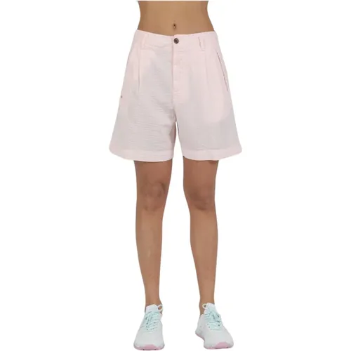 Stylische Bermuda Shorts , Damen, Größe: XS - White Sand - Modalova