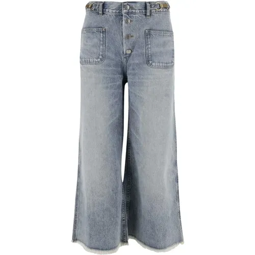 Flared Leg Denim Jeans , Damen, Größe: W27 - Stella Mccartney - Modalova