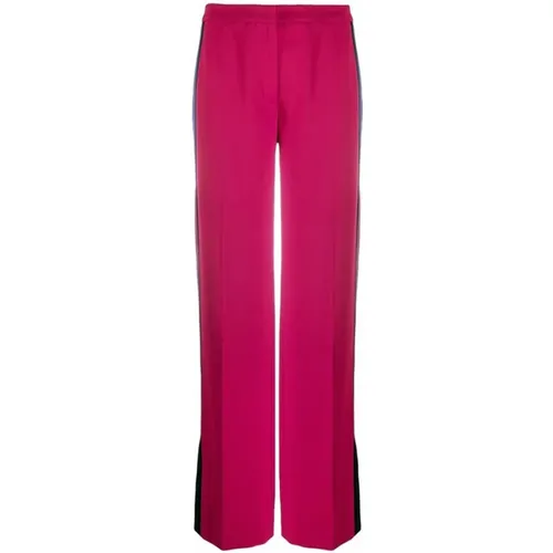 High waisted wide leg trousers , female, Sizes: XS - Karl Lagerfeld - Modalova