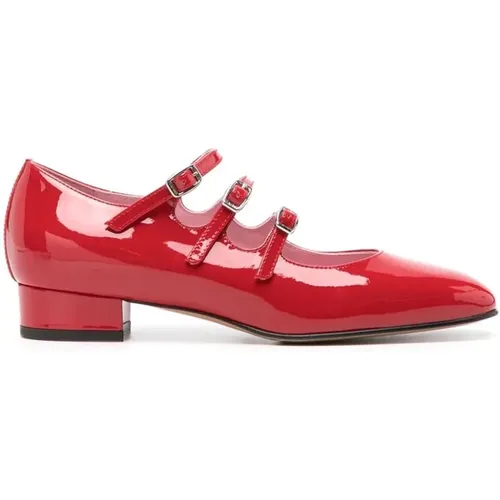 Patent Ballerina Shoes , female, Sizes: 4 1/2 UK, 4 UK, 5 1/2 UK, 5 UK, 6 UK, 3 1/2 UK - Carel - Modalova