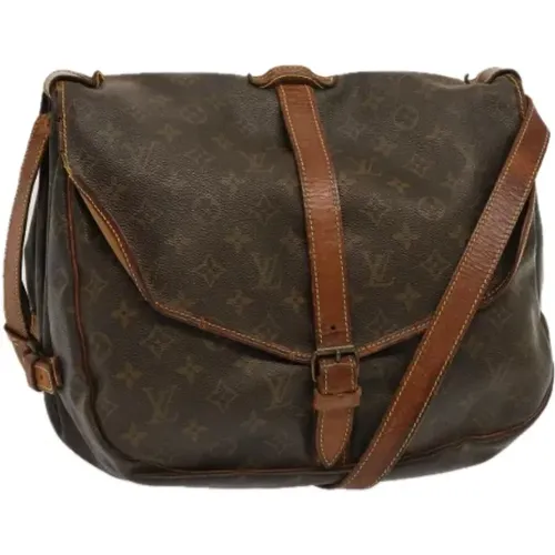 Pre-owned Canvas shoulder-bags , female, Sizes: ONE SIZE - Louis Vuitton Vintage - Modalova