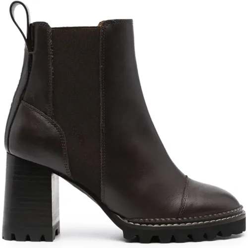 Mallory Ankle Boots , female, Sizes: 3 UK - See by Chloé - Modalova