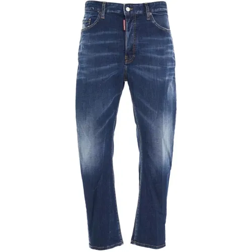 Blaue Ss24 Herren Jeans , Herren, Größe: 2XL - Dsquared2 - Modalova