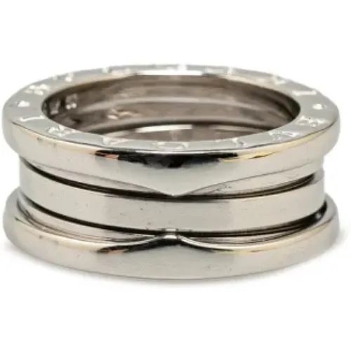 Pre-owned White Gold rings , female, Sizes: ONE SIZE - Bvlgari Vintage - Modalova