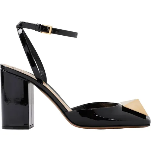 Leather Ankle Strap Sandals , female, Sizes: 4 UK, 5 1/2 UK - Valentino Garavani - Modalova