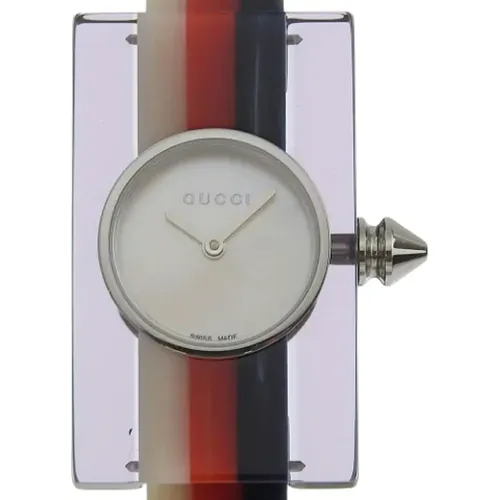 Pre-owned Stainless Steel watches , female, Sizes: ONE SIZE - Gucci Vintage - Modalova