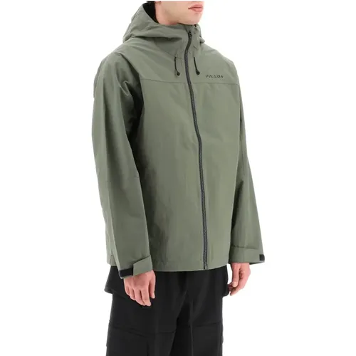 Recycelte Nylon-Ripstop-Jacke mit elastischem Kordelzug , Herren, Größe: M - Filson - Modalova