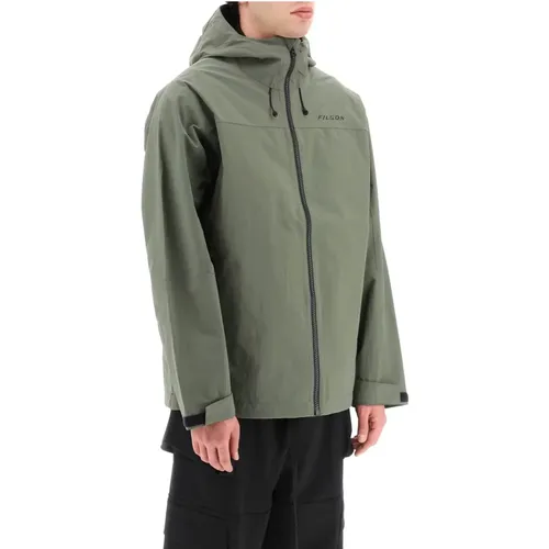 Recycelte Nylon-Ripstop-Jacke mit elastischem Kordelzug , Herren, Größe: XL - Filson - Modalova